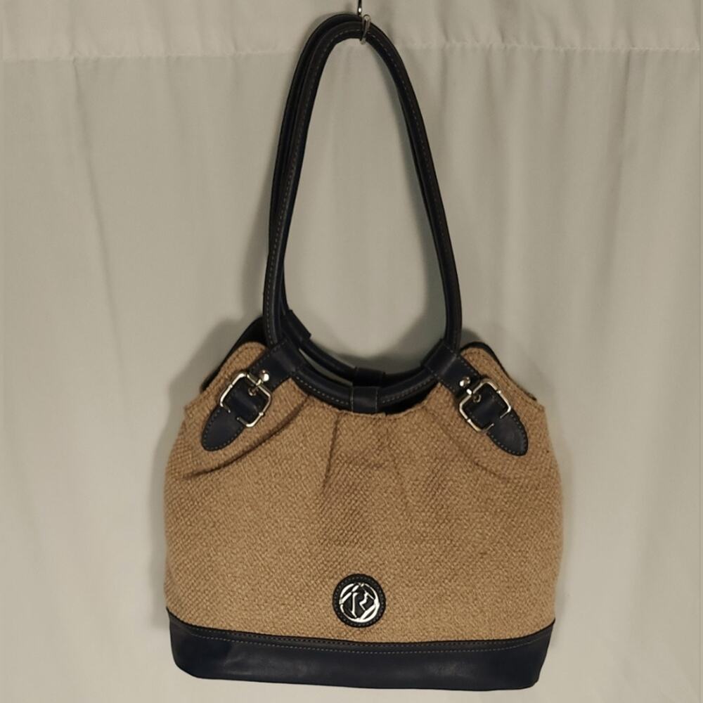 Relic Blue & Tan Shoulder Bag VGC